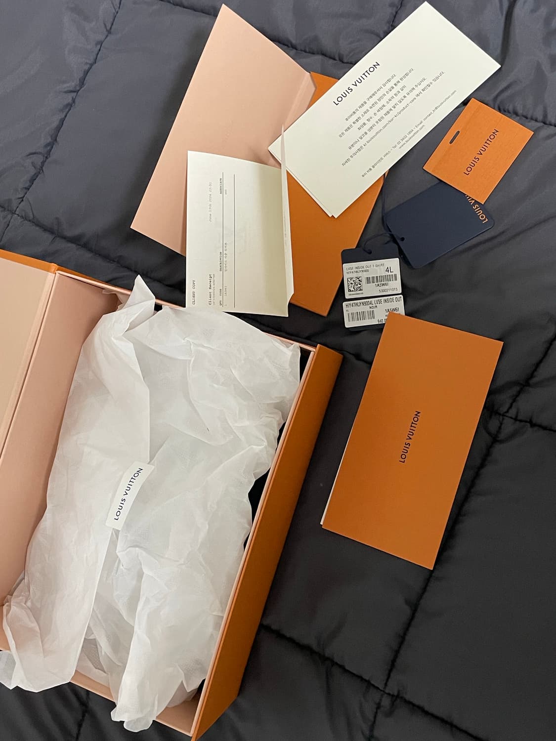 루이비통 인사이드 아웃 티셔츠 4L (110-115) 상품이미지2