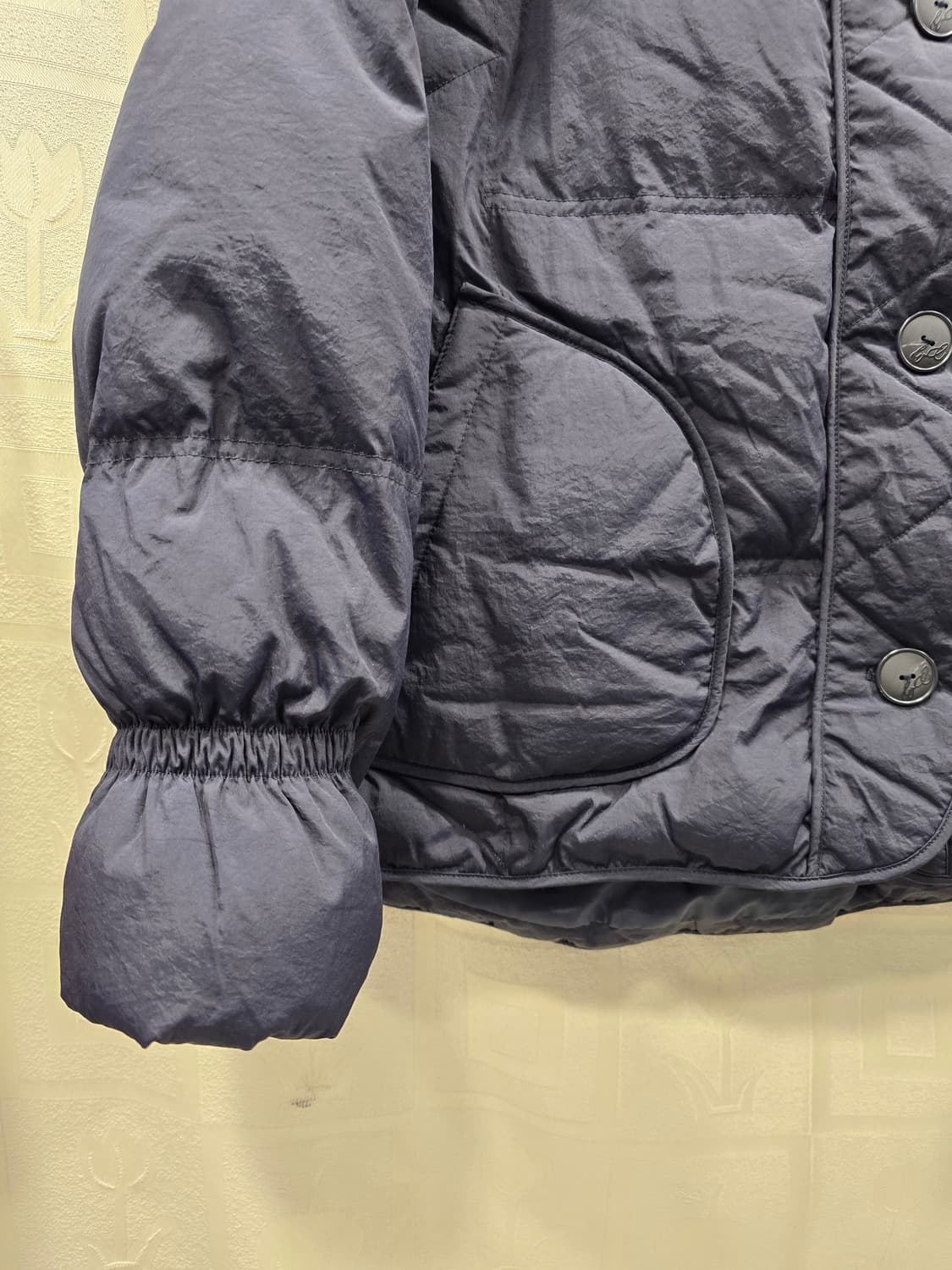 EnC 무척 가벼운 여성 덕다운 패딩 66사이즈 네이비 상품이미지4