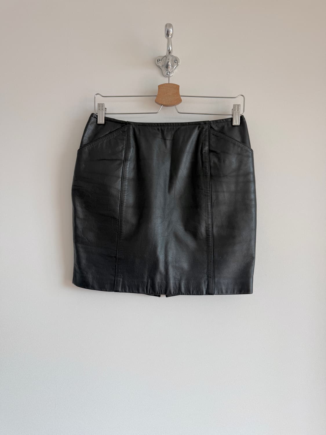 Pre owned 레더 스커트 상품이미지1