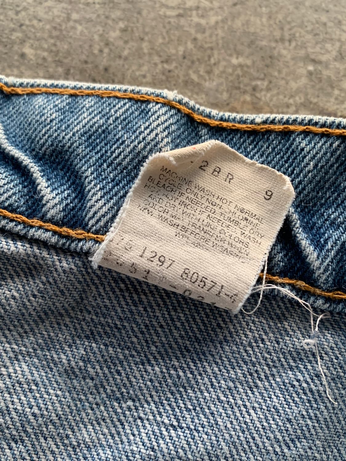 90s 리바이스 517 오렌지탭 데님 팬츠 36X33 상품이미지4
