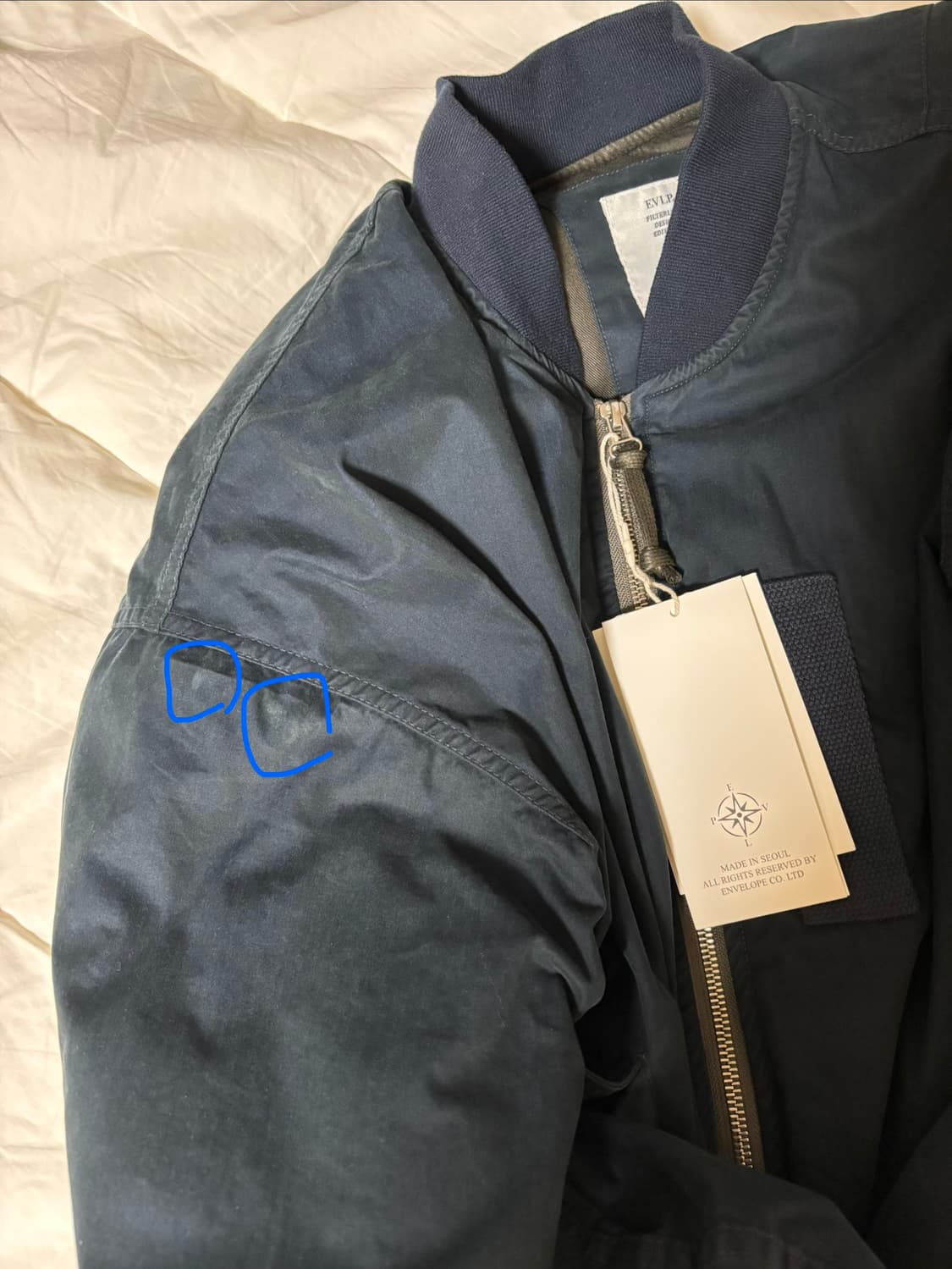 3 엔벨로프 팝업 마원 ma-1 네이비 상품이미지4