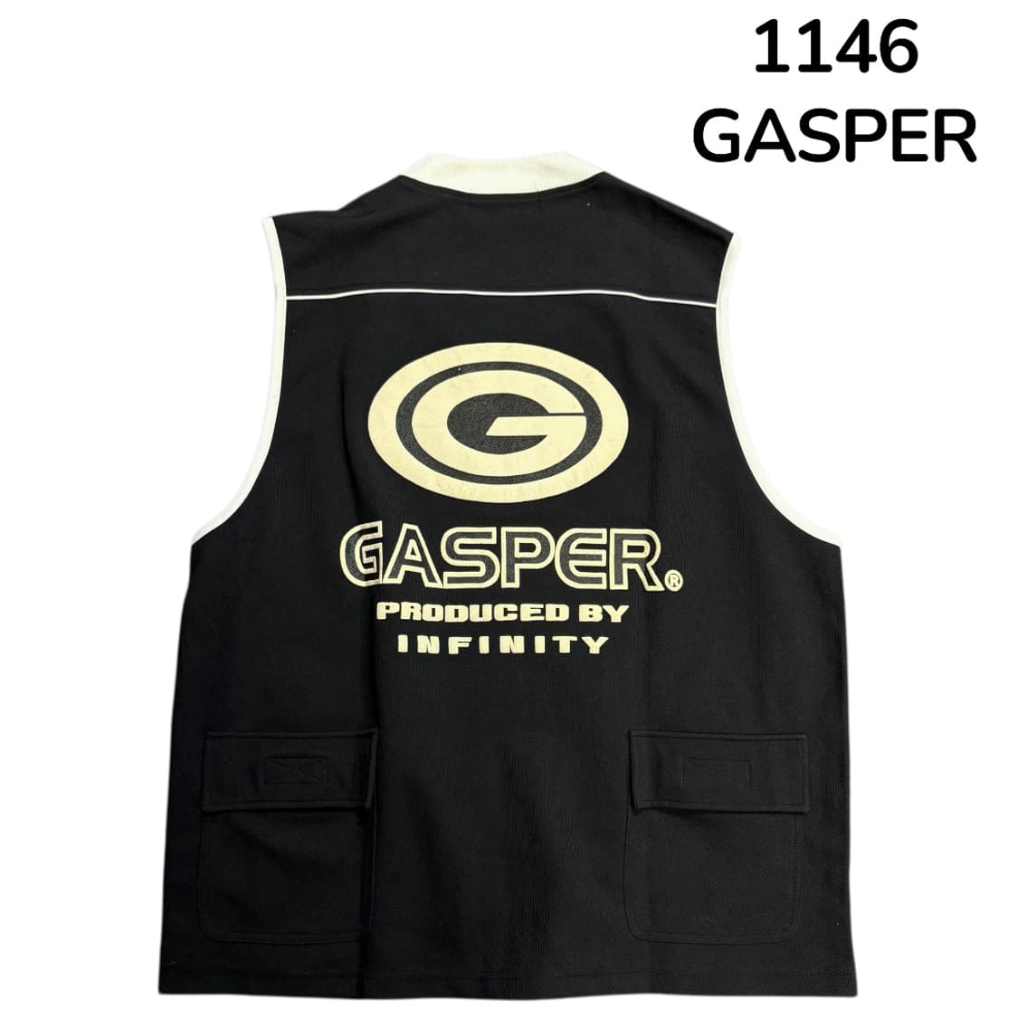 90s Gasper 올드스쿨 빅로고 베스트 조끼  상품이미지3