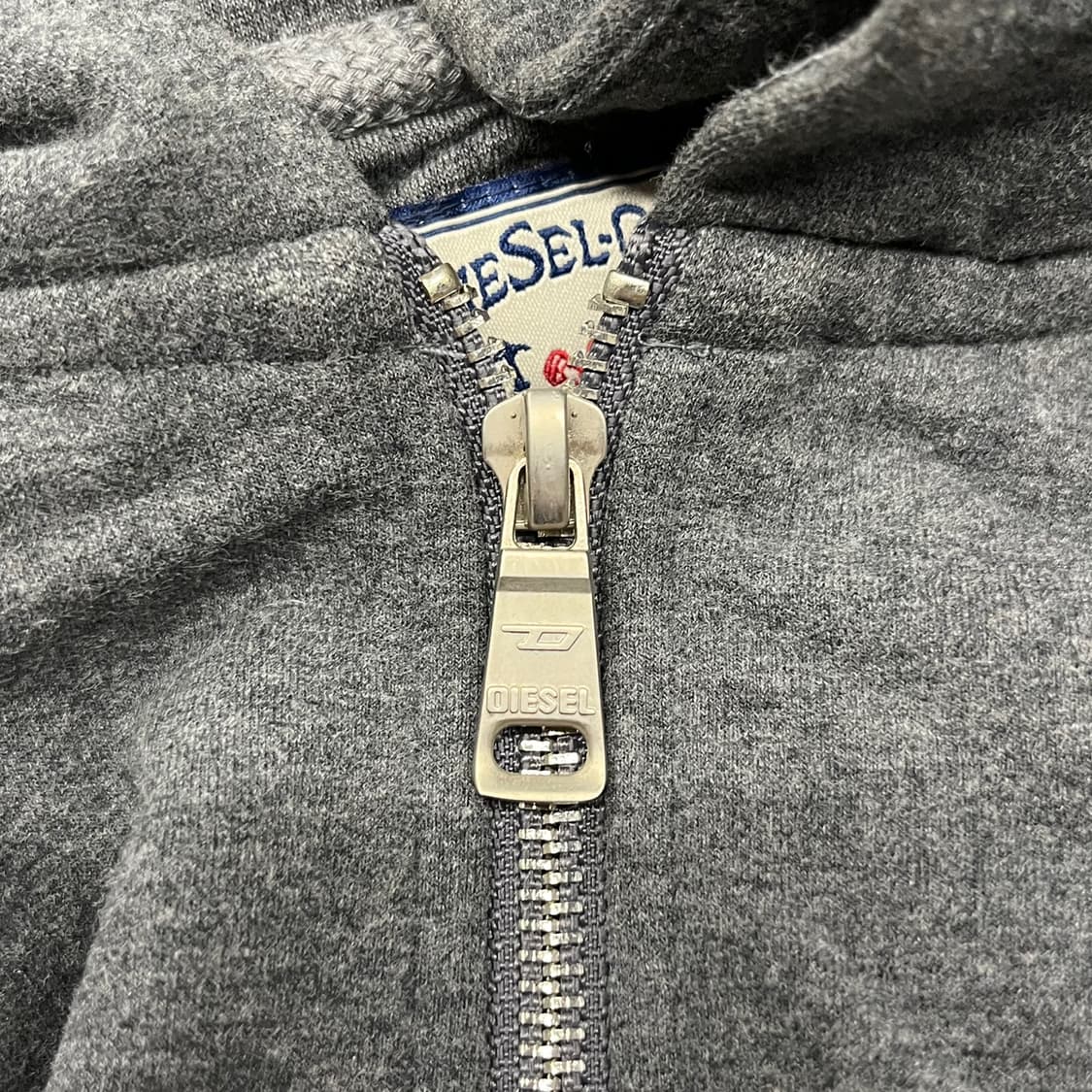 디젤 그레이 데님 후드집업  상품이미지7