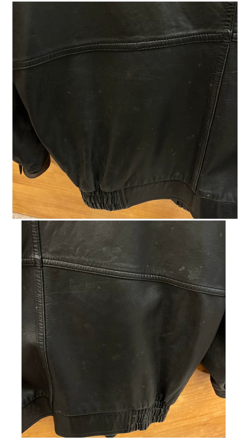 빈티지 가죽 레더자켓 블랙 #csz3954 상품이미지8