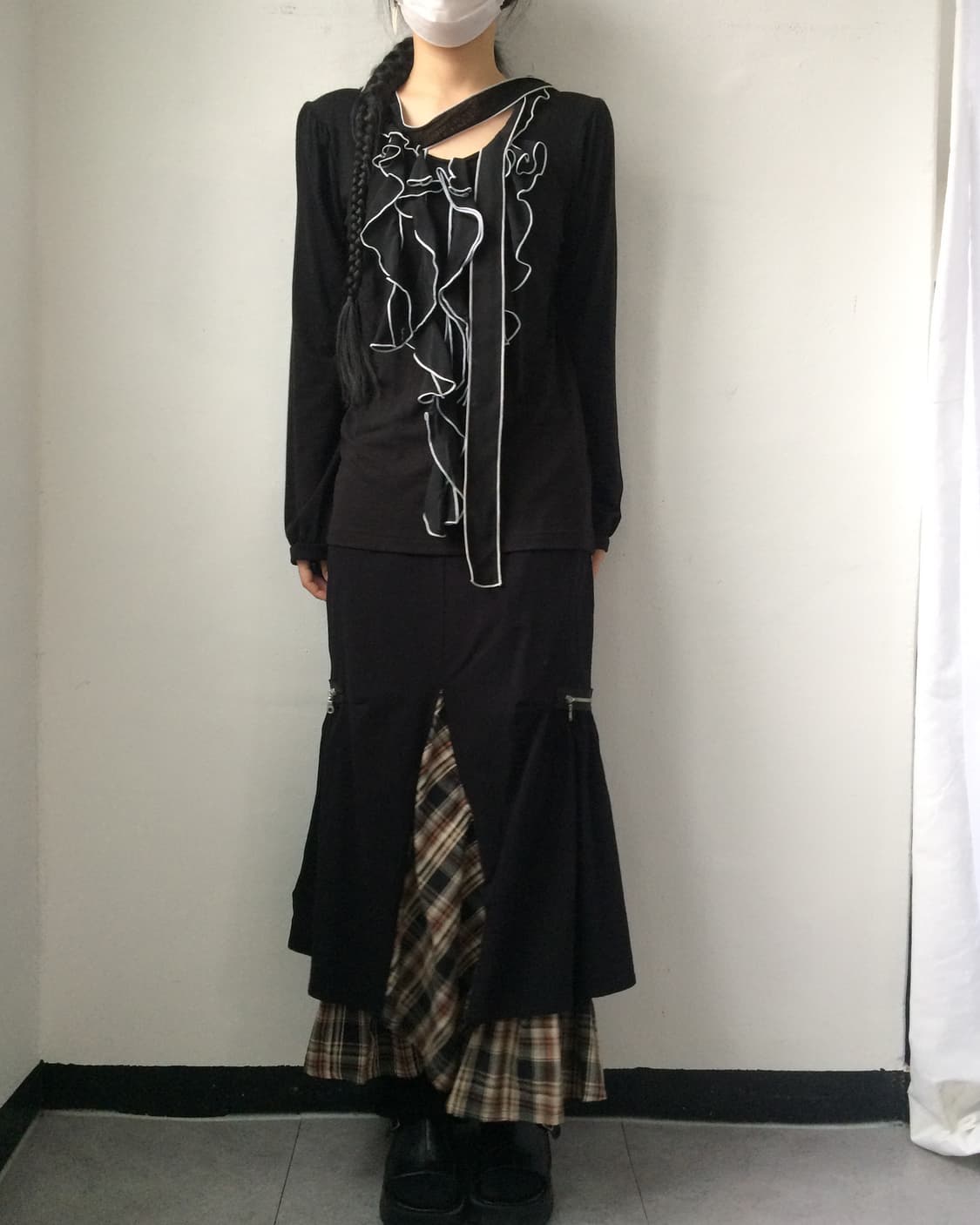 Tied ruffle sleeve 상품이미지6