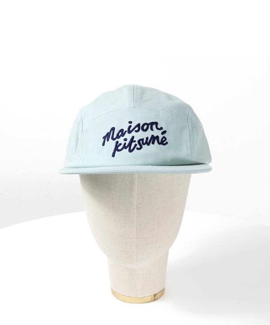 (정품/새상품) 메종 키츠네 공용 블루 레터링 로고 캡 모자 상품이미지3