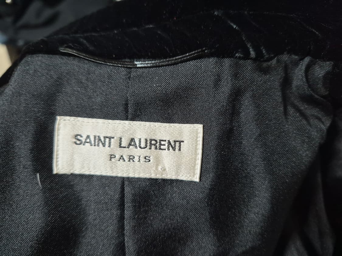 Sanit Lauren 생로랑 벨벳 타이팅 재킷 (46) 상품이미지8