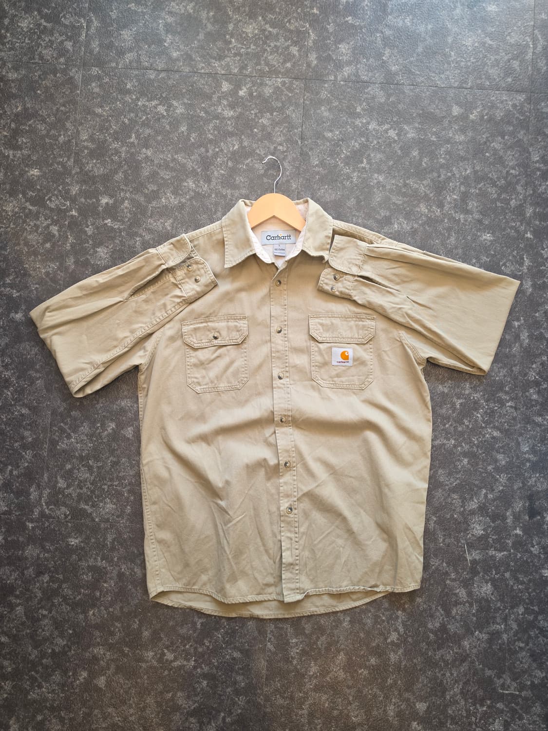 칼하트 베이지 워크 긴팔 셔츠 - 베이지 상품이미지7