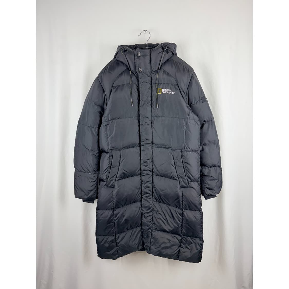 (95) 내셔널지오그래픽 구스다운 롱 패딩 블랙 상품이미지2