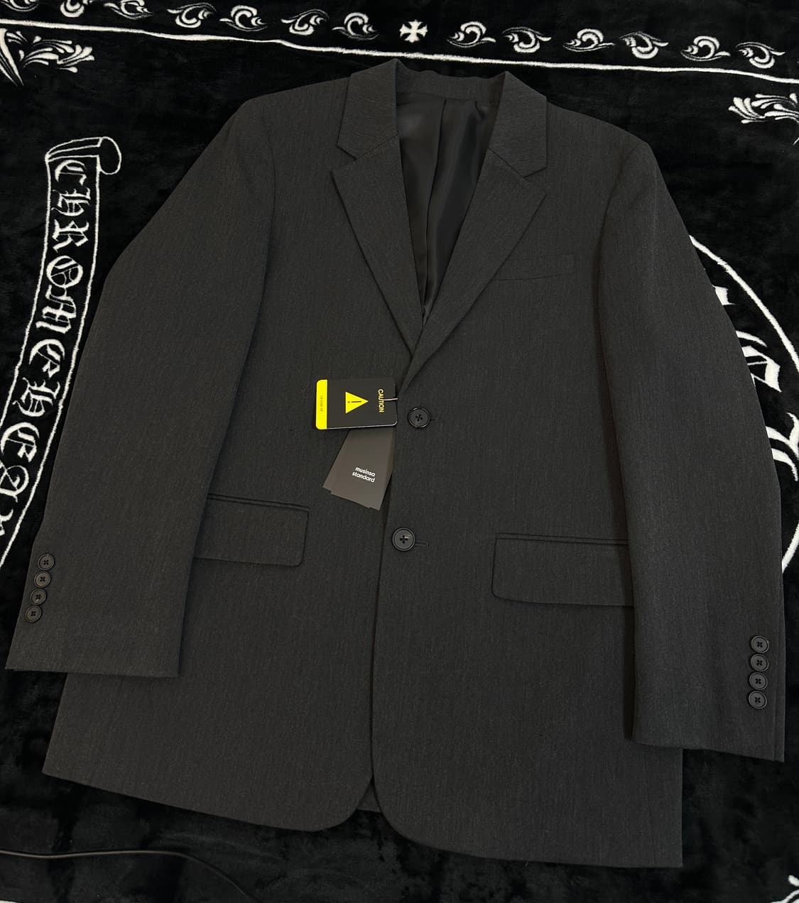 새상품)무신사 스탠다드 (차콜그레이) 자켓 상품이미지3