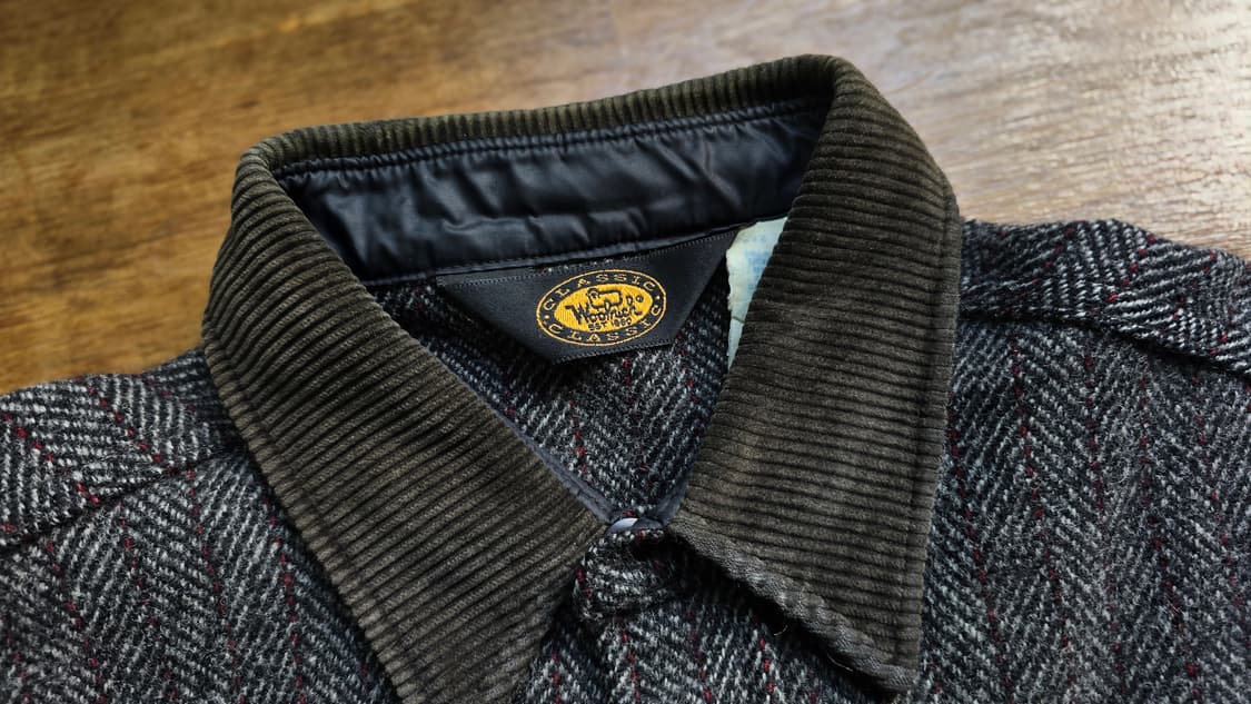 울리치 헤링본 코듀로이 카라 셔츠 자켓 L 싸이즈 105 USA 상품이미지2