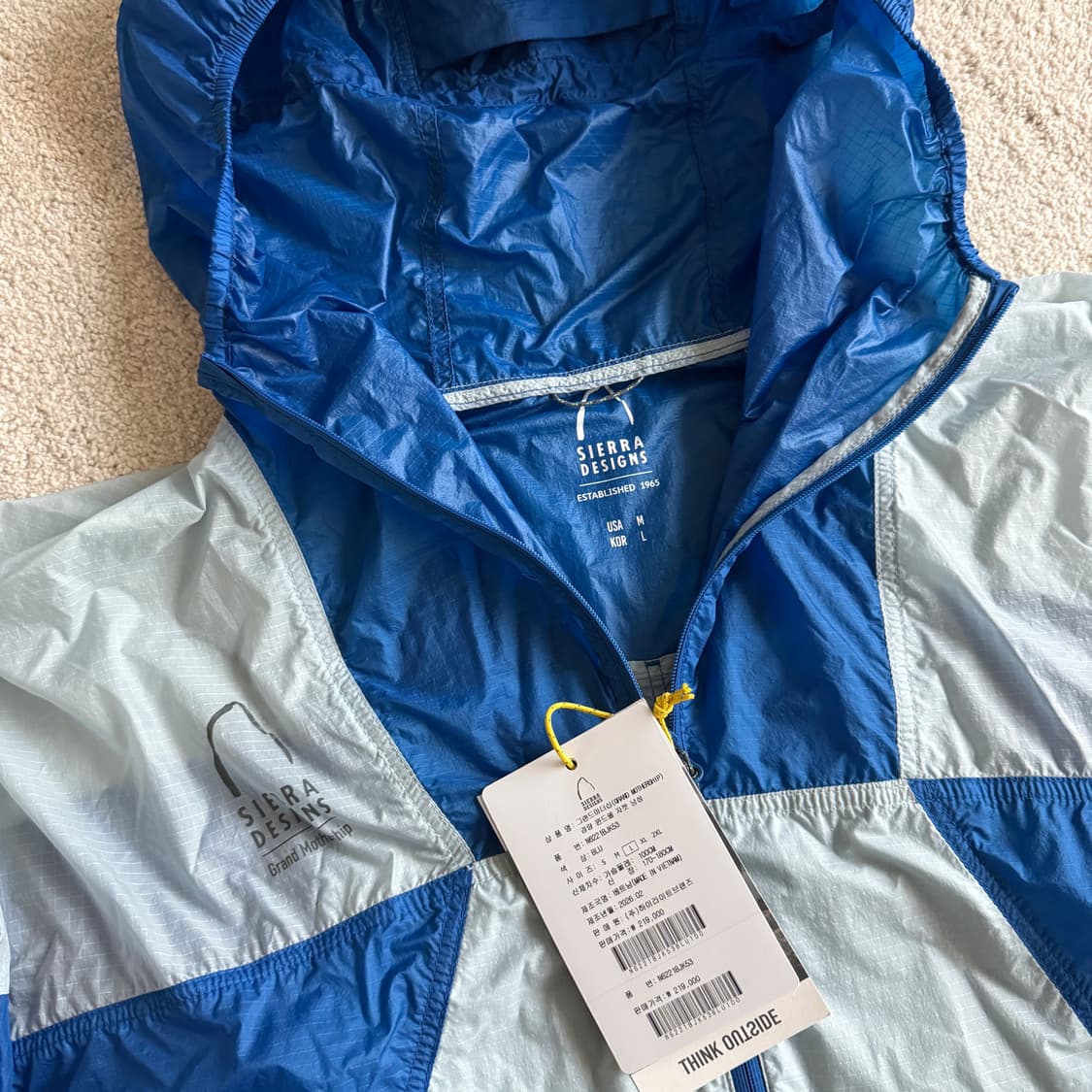 시에라디자인 그랜드마더십 경량 윈드쉘 자켓 상품이미지2