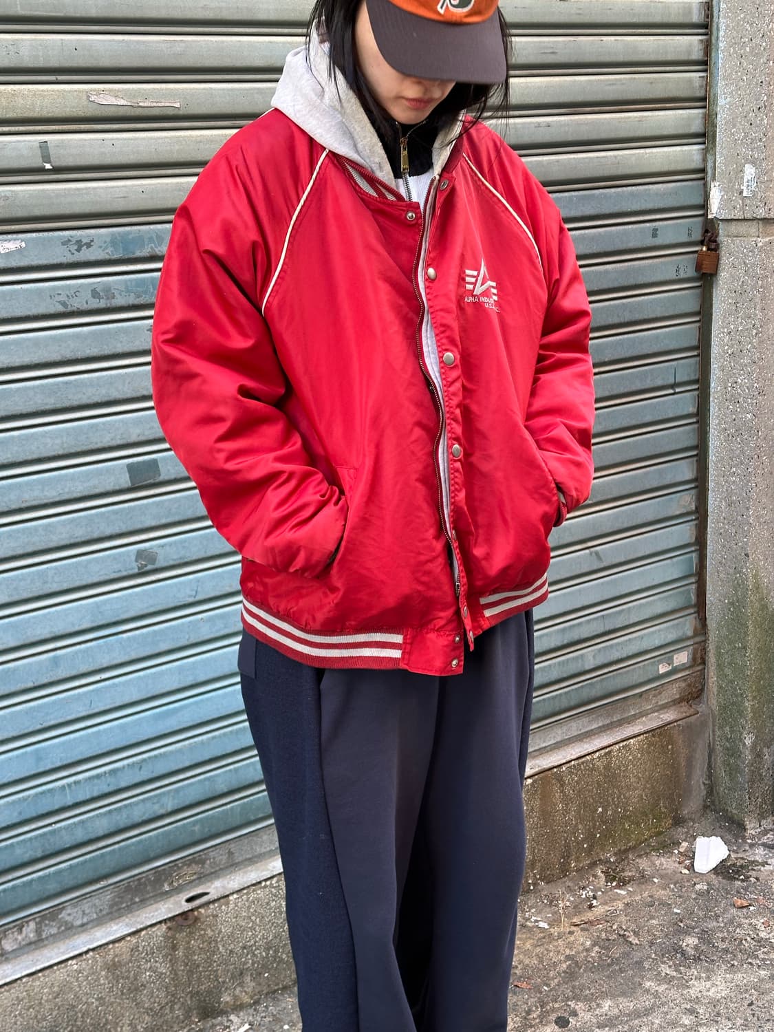 ALPHA INDUSTRIES red HD BBJK 상품이미지8