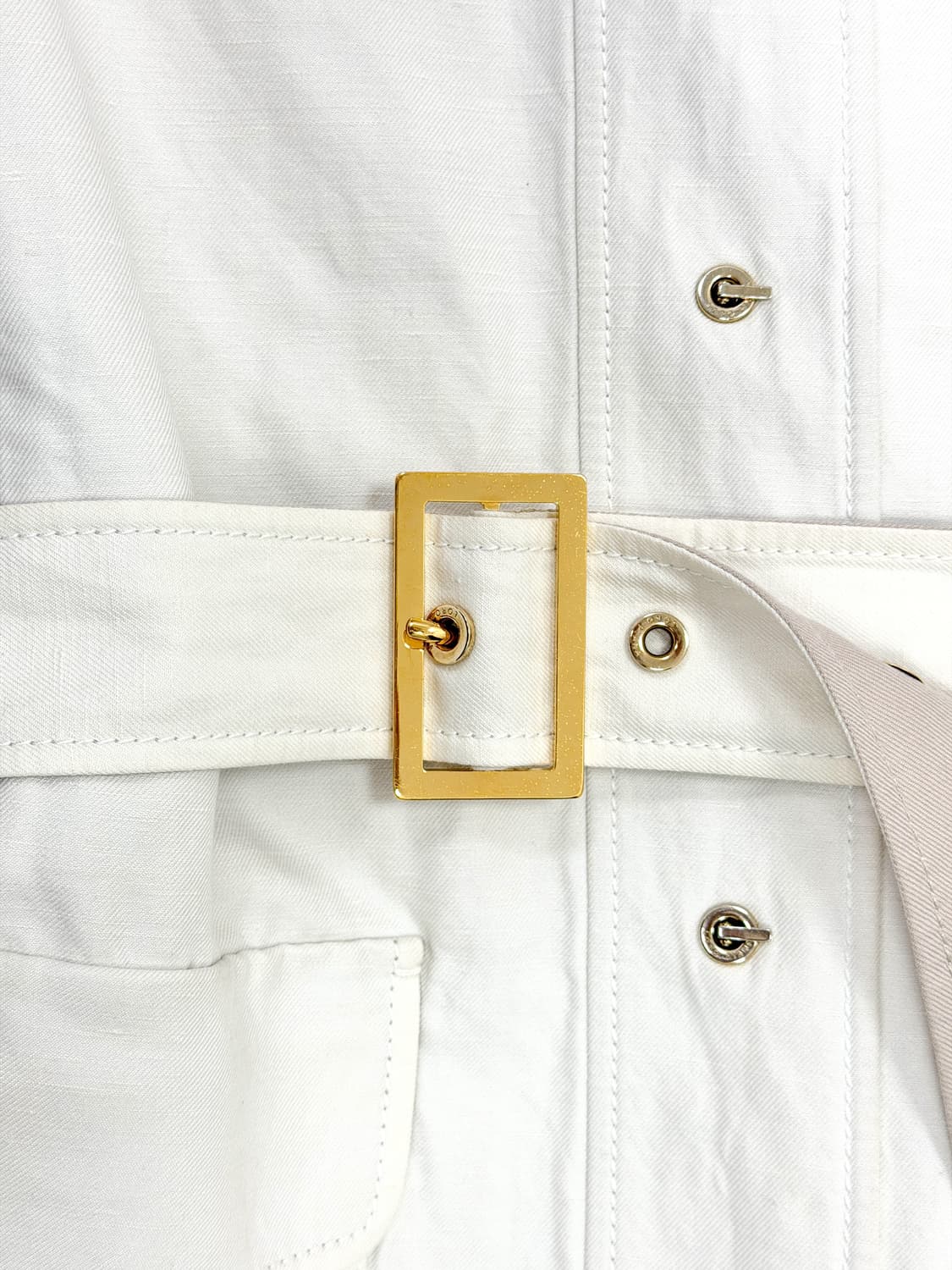 로로피아나 코튼 벨티드 사파리 자켓 상품이미지4