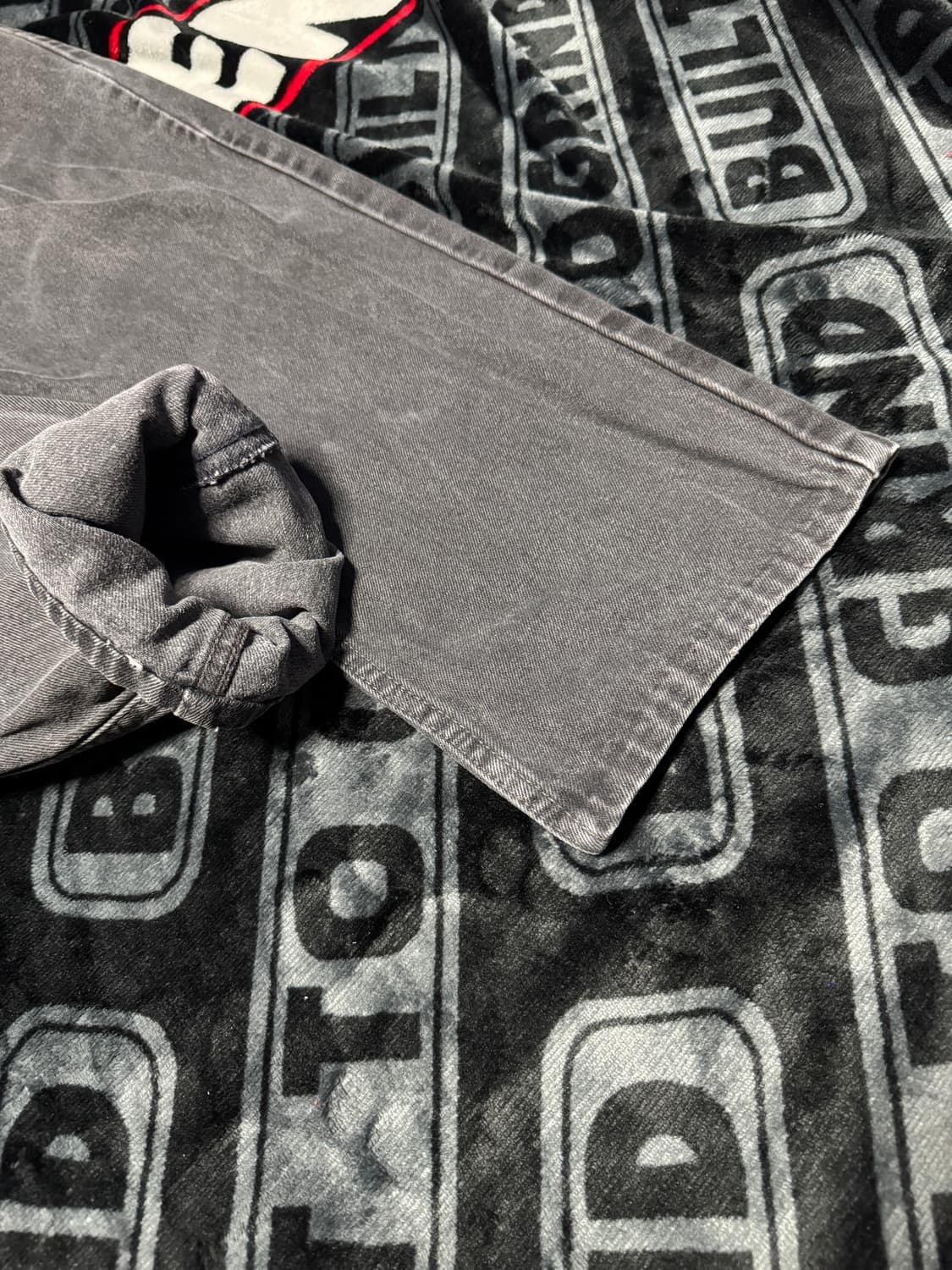 리바이스 505 XX 데님 진 팬츠 블랙 상품이미지5