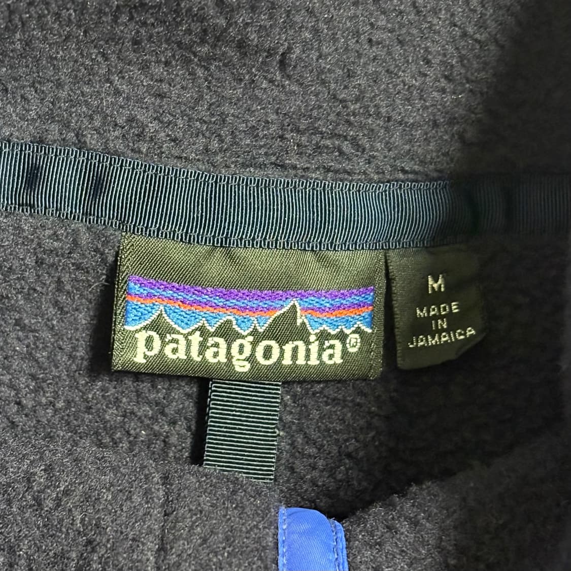 90s 파타고니아 신칠라 블루 블랙 상품이미지3