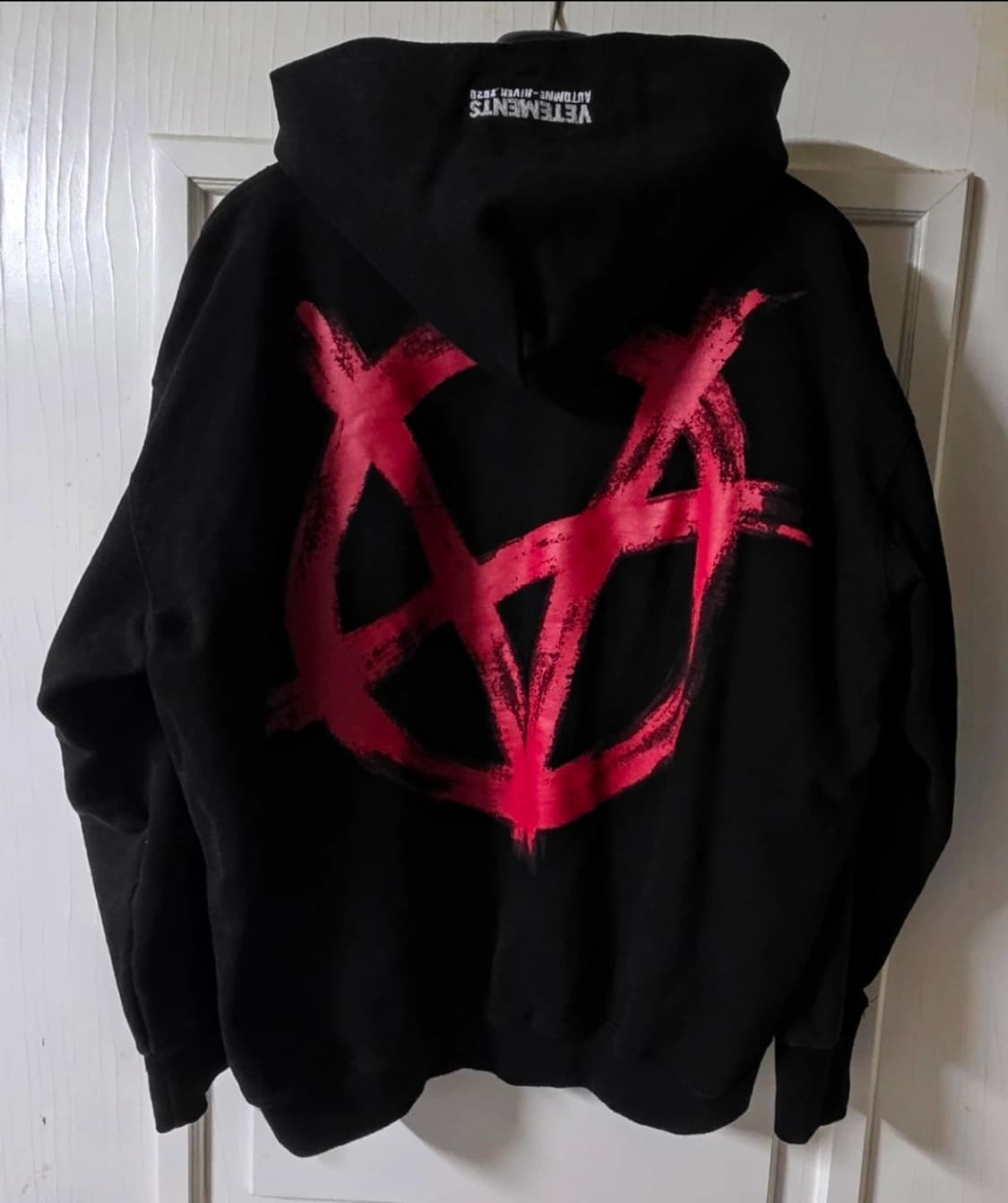 베트멍 아나키 레터링 로고 후드티 상품이미지2
