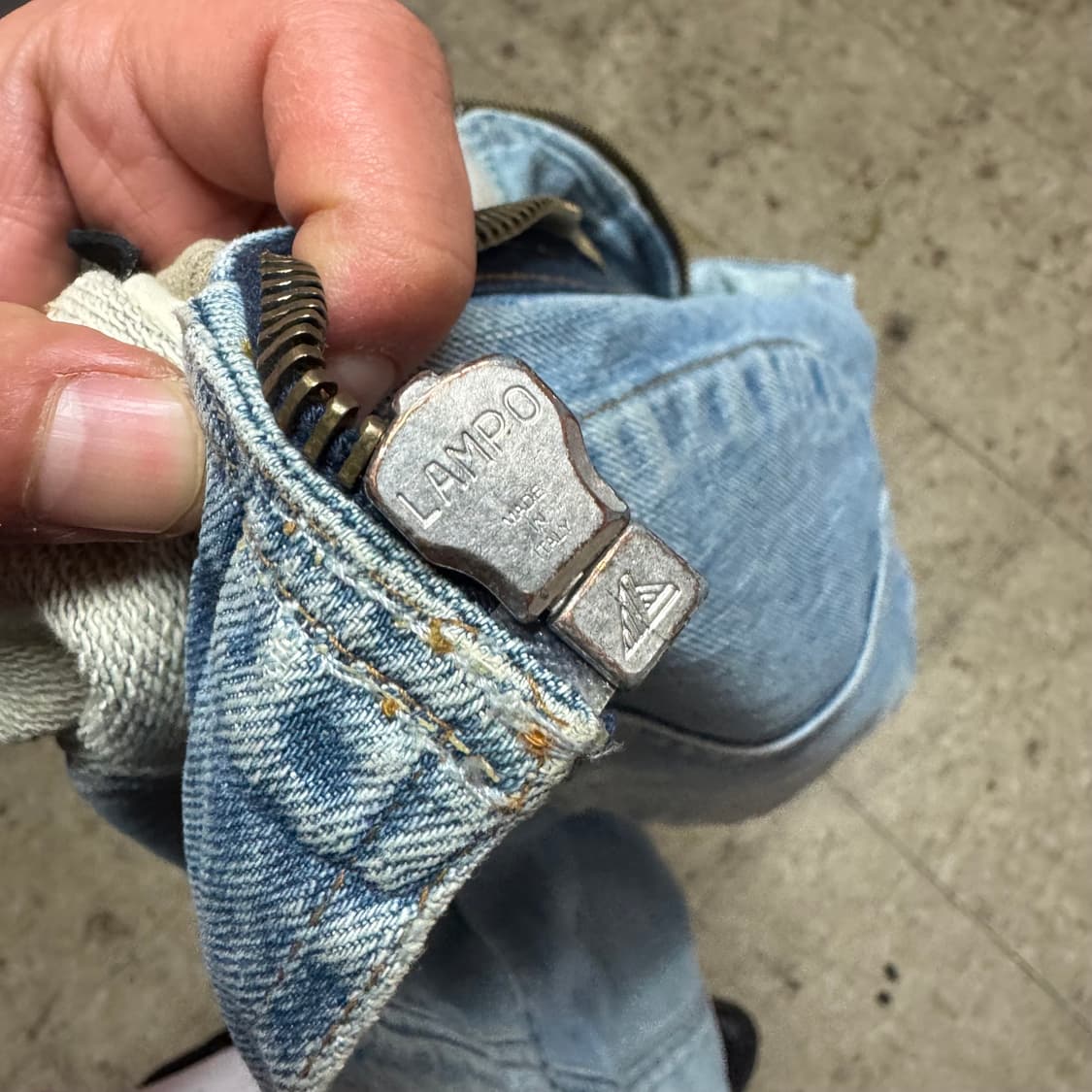 [XL] D&G 돌체앤가바나 데님 스웻 집업 자켓 상품이미지8