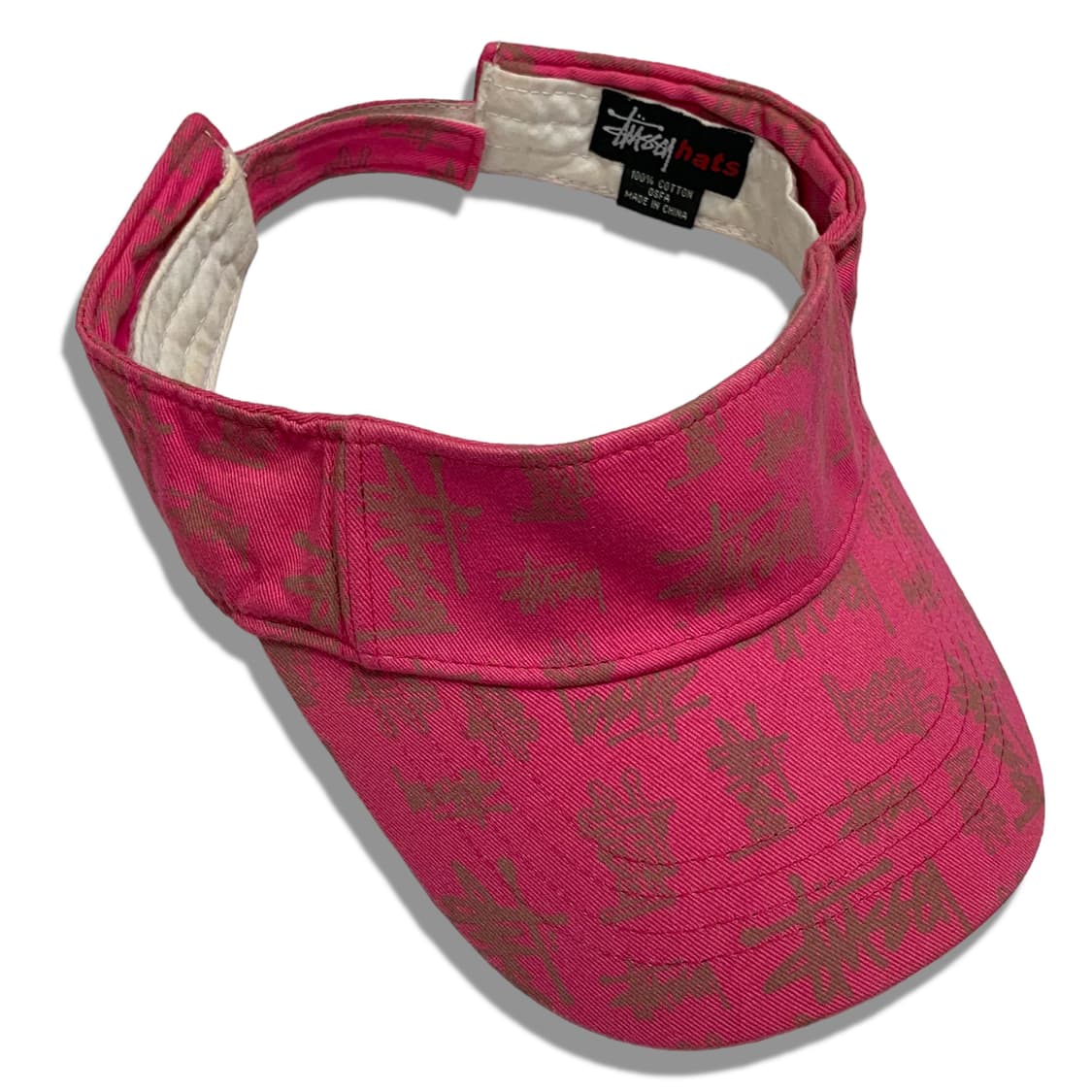 90s STUSSY 스투시 아카이브 선 바이저 선캡 상품이미지3