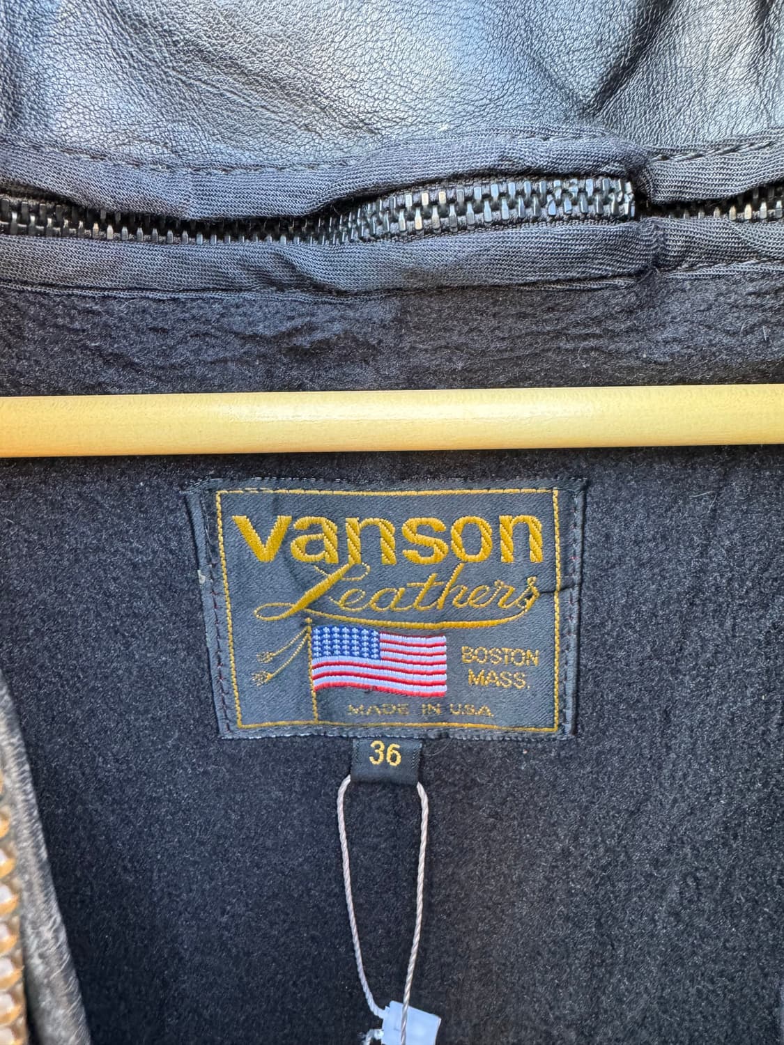 Vanson 타입 b 싱글라이더 가죽 자켓 36 상품이미지8