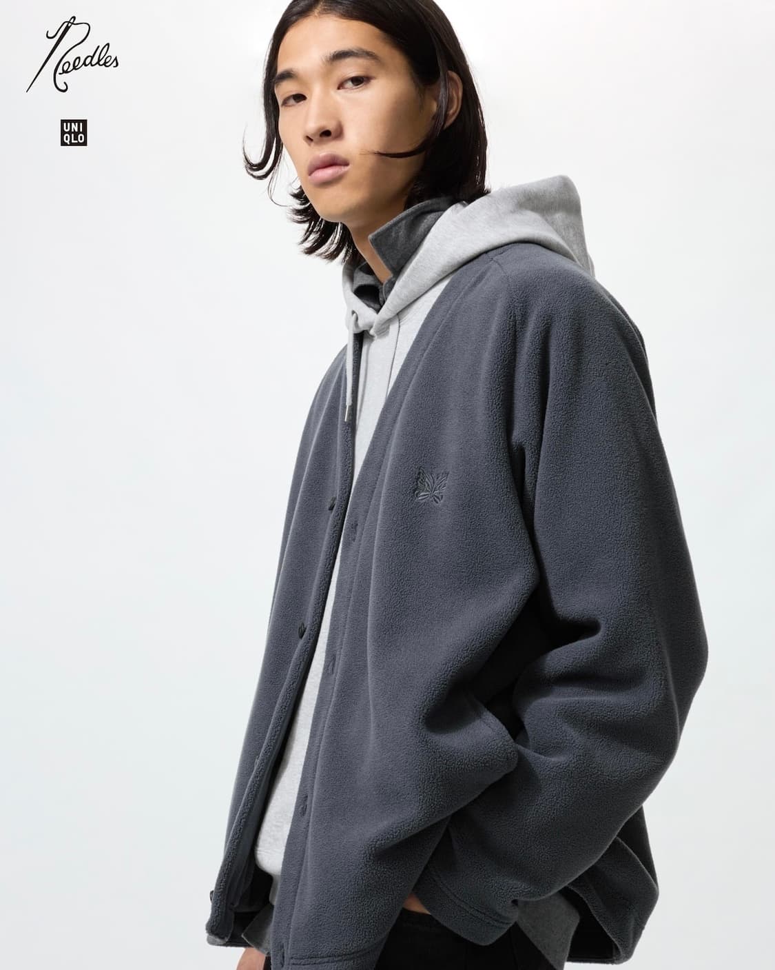 유니클로 니들스 후리스오버사이즈가디건 상품이미지1