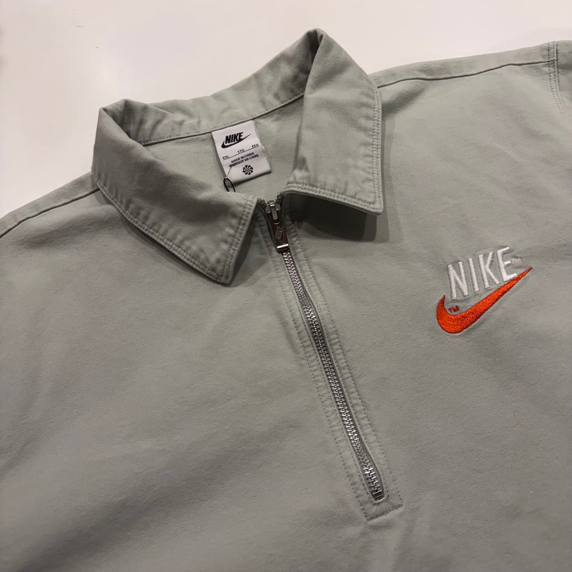 [2XL] 나이키 하프집업 스우시 반팔 티셔츠 B729 상품이미지3