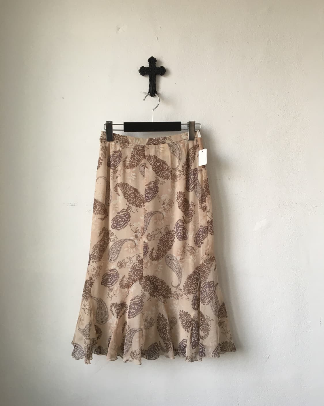 Paisley pattern midi skirt 상품이미지1