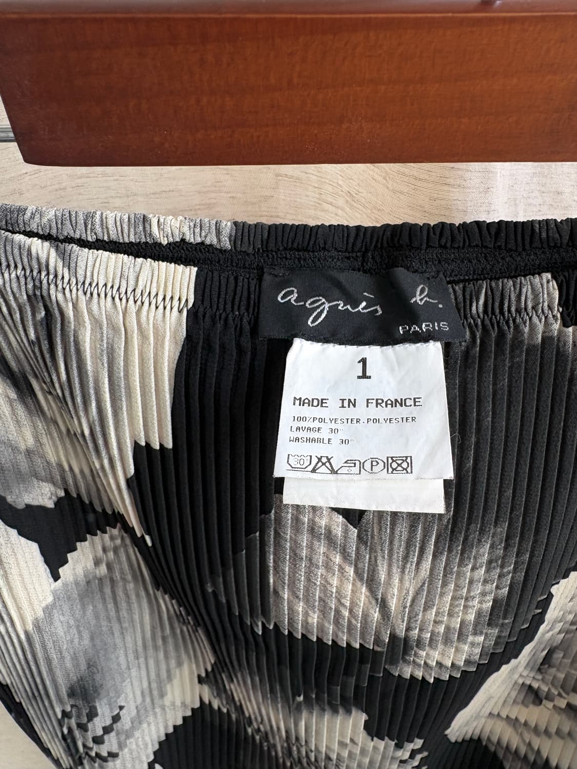 agnes b. skirt 아네스베 플리츠 스커트 상품이미지2