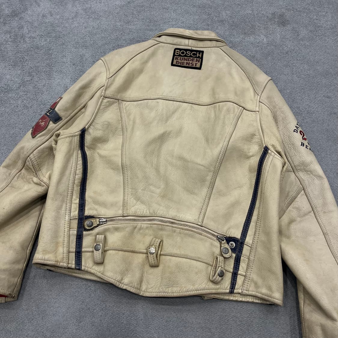 디젤 90s 레더 바이커 라이더 자켓 상품이미지8