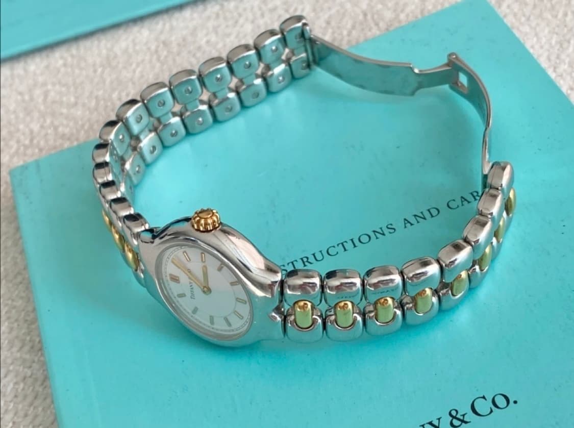 티파니 티솔로 24mm 여성용 스몰 18k 콤비 쿼츠 상품이미지5