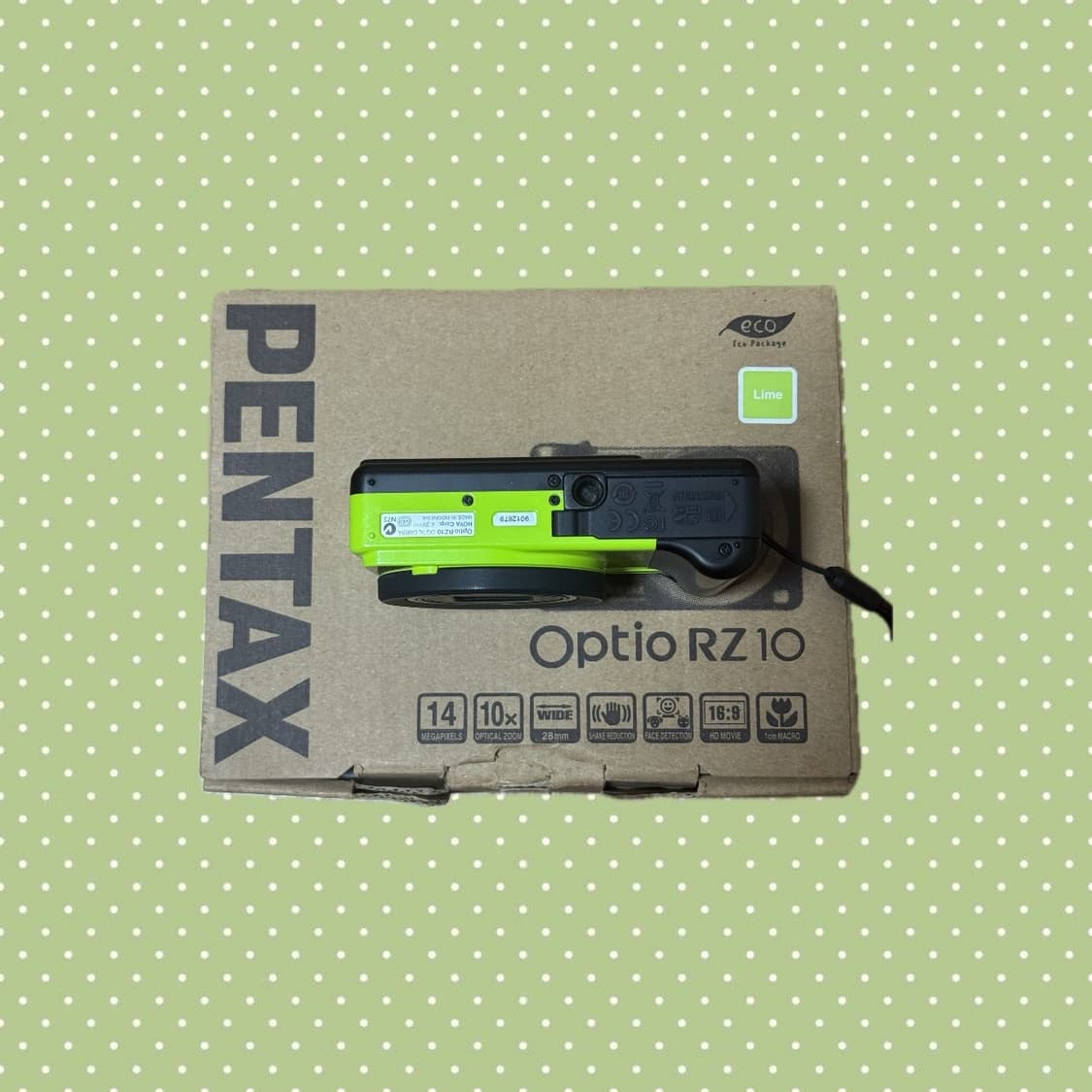 [풀박스] PENTAX Optio RZ10 라임 상품이미지3