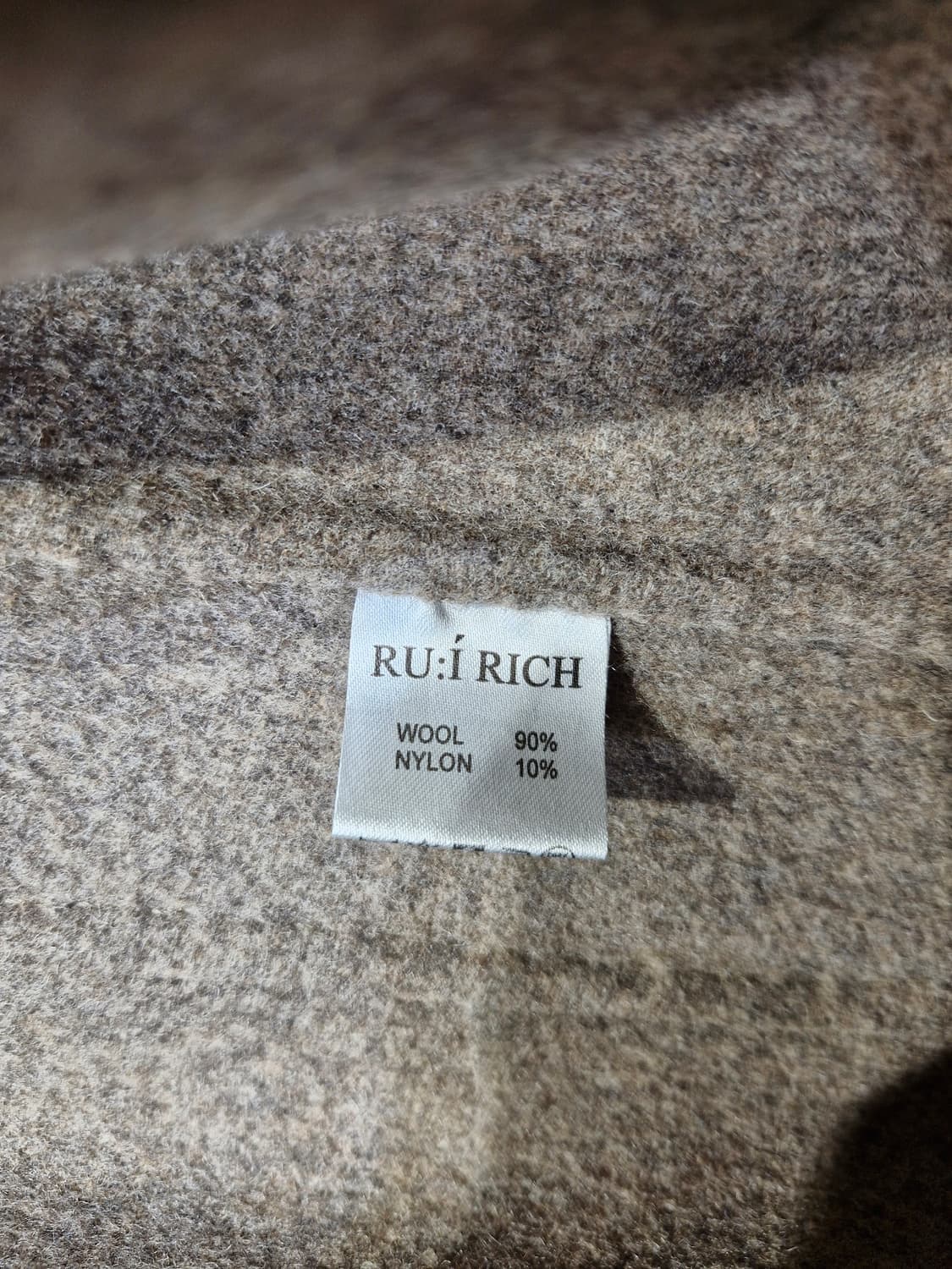 [루이리치]핸드메이드 스티치 울코트 상품이미지6