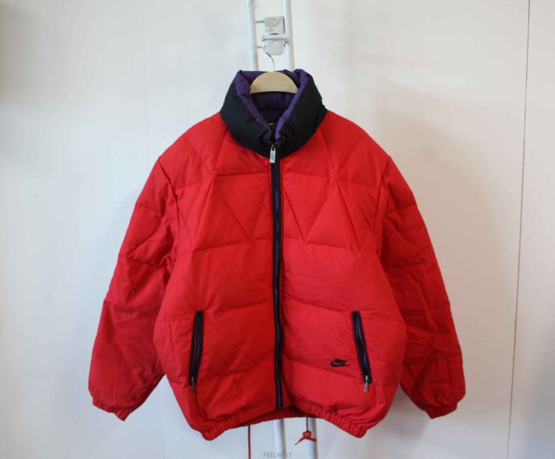 W-4045/나이키 정품 남성용 삼나스포츠 올드스쿨 다운 패딩 95 상품이미지1