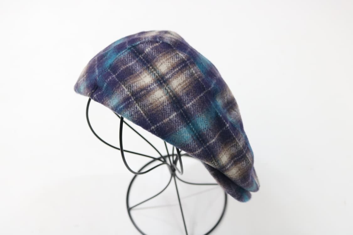 올드 스투시 90s 빈티지 체크 울 헌팅캡 (L/XL) 상품이미지5