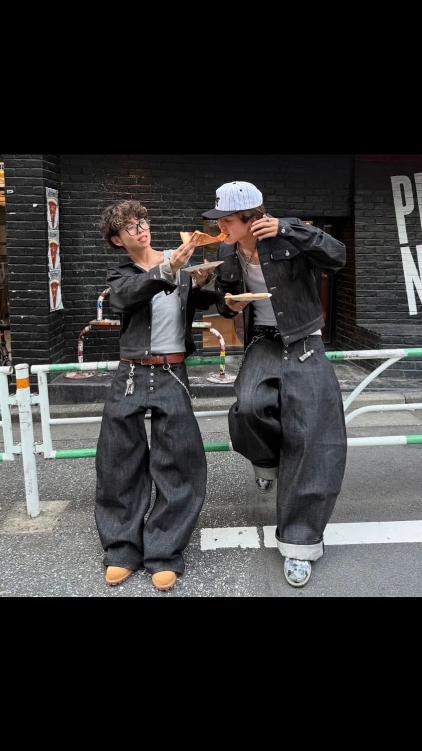 (S) 노페이스스튜디오 루즈핏 데님 미개봉 상품이미지2