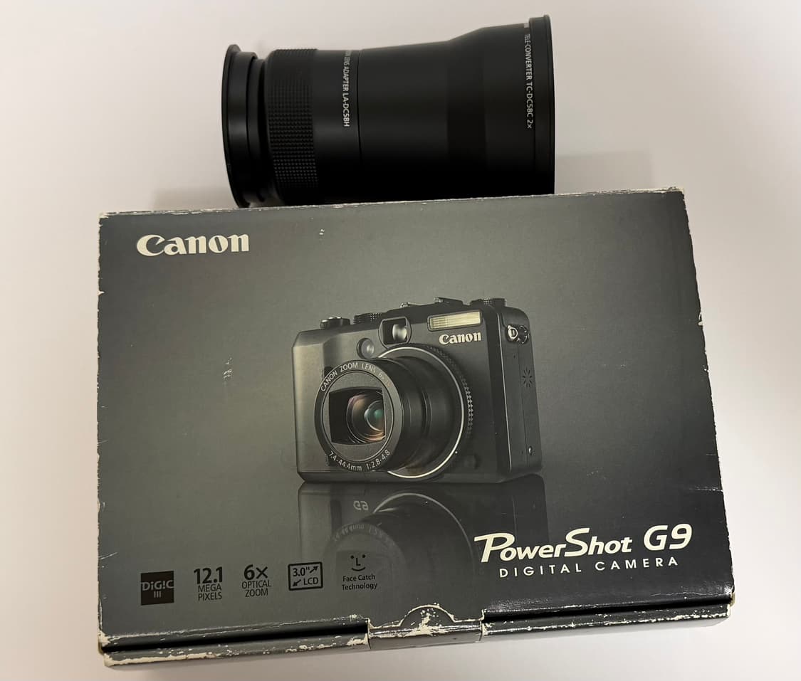 (예약중)캐논 파워샷 g9 디카 풀박 상품이미지8