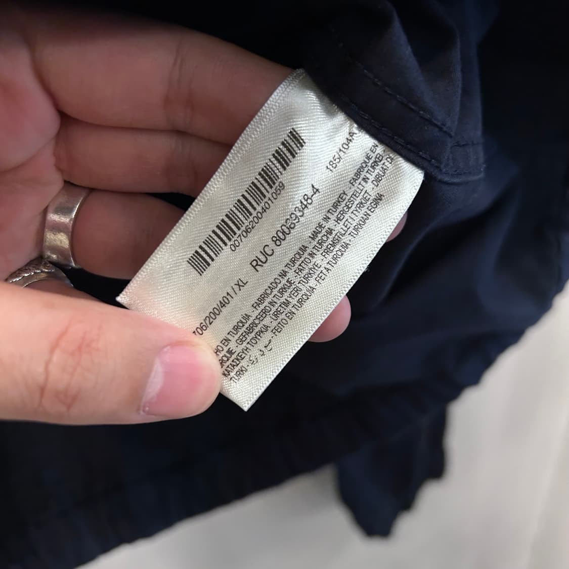 자라 오리진 무지 코튼 카라 블루종 자켓 상품이미지4