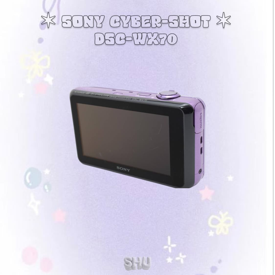 소니 사이버샷 DSC-WX70 빈티지 디카  퍼플 상품이미지6