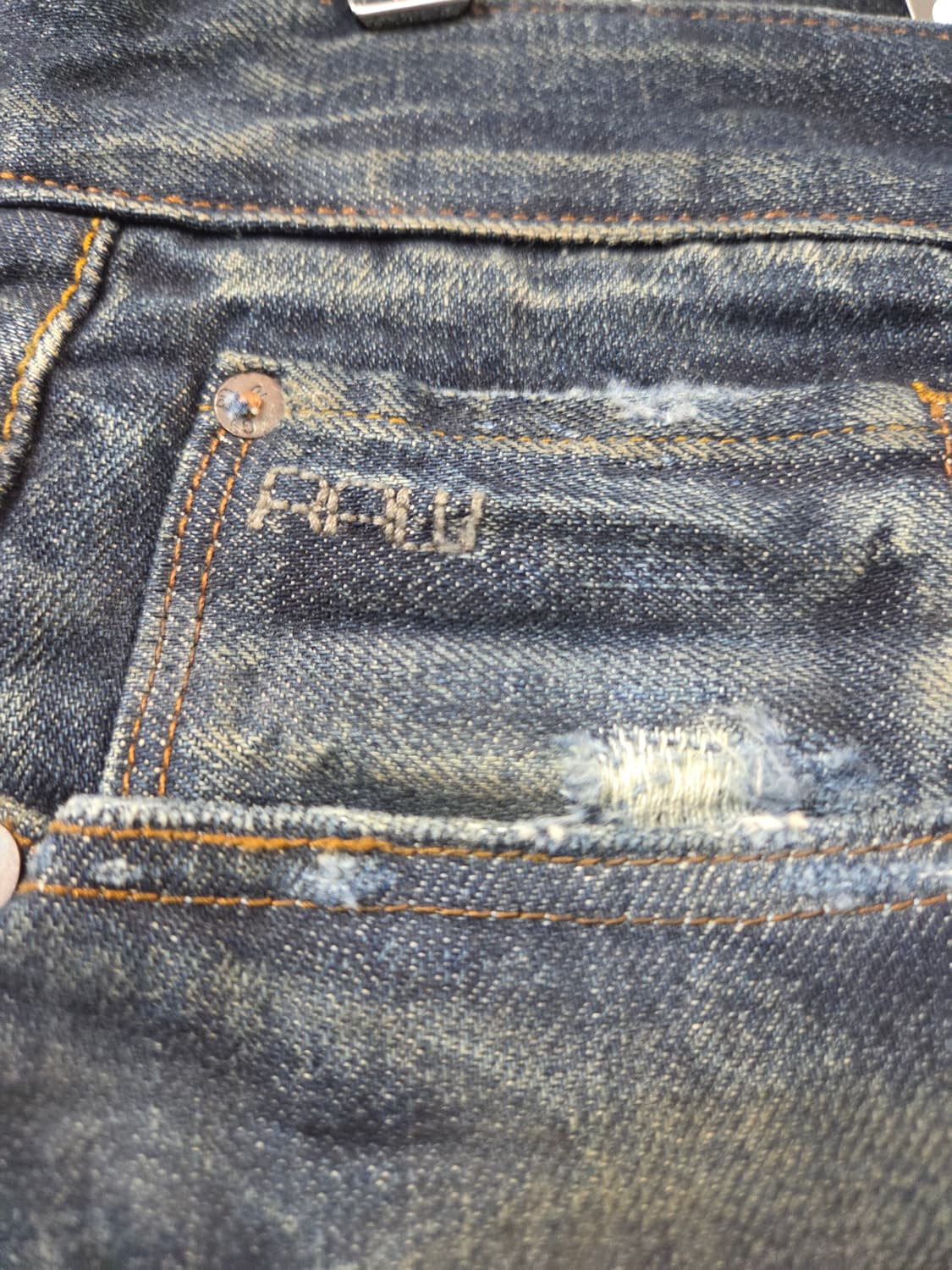 G-Star Raw 데미지 워싱 데님 팬츠(W31/L32) 상품이미지3