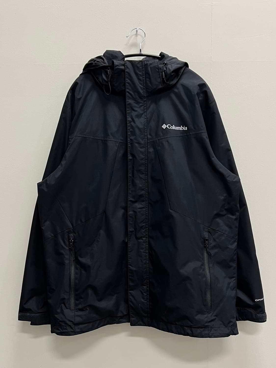 콜롬비아 옴니테크 바람막이 블랙 상품이미지2