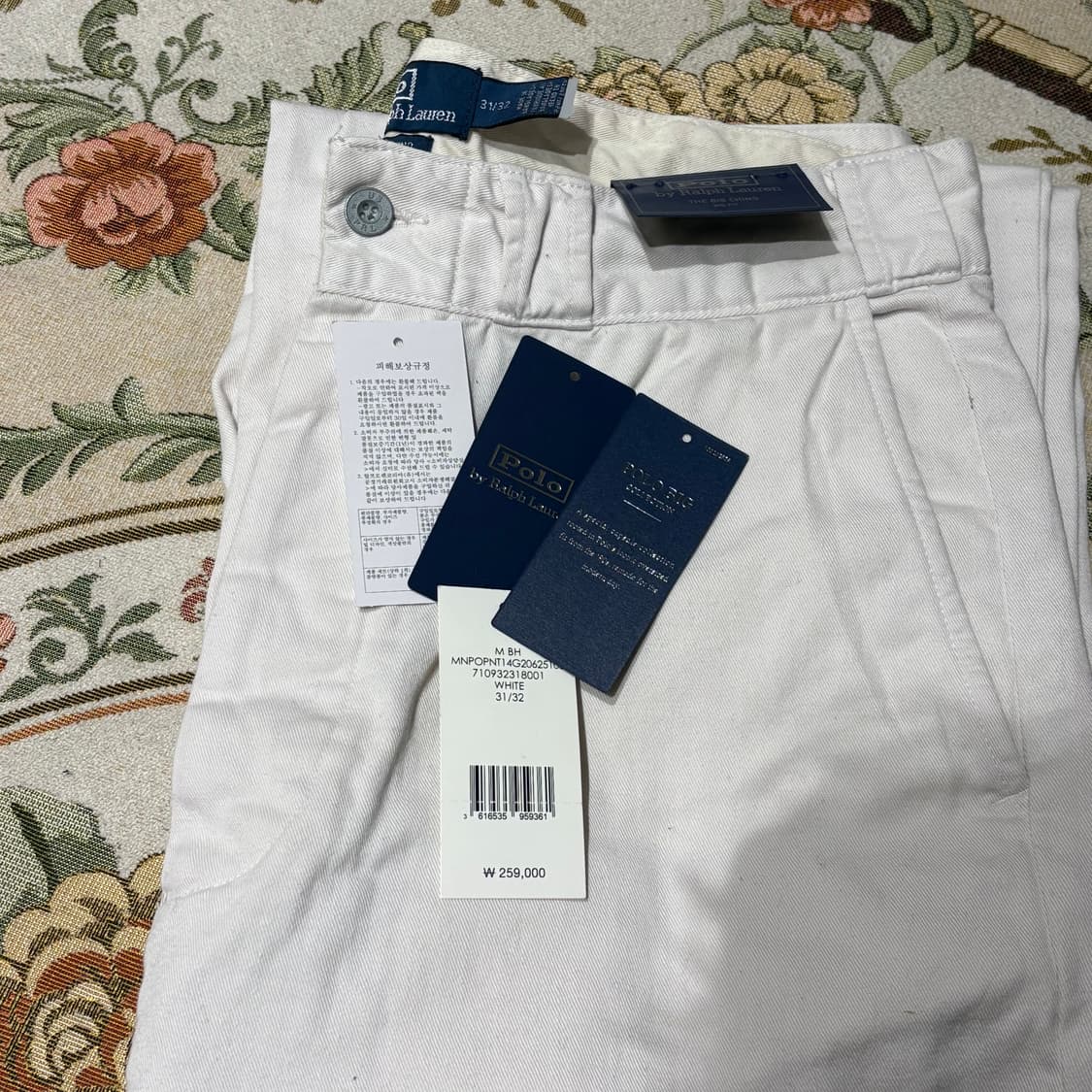 폴로 러스틱 트윌 팬츠 화이트 31/32 상품이미지2