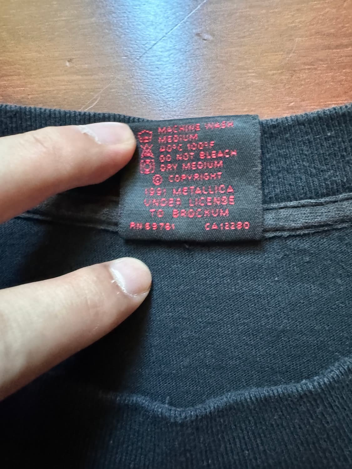 [XL] 90s Metallica 메탈리카 Black Album Tour 상품이미지4