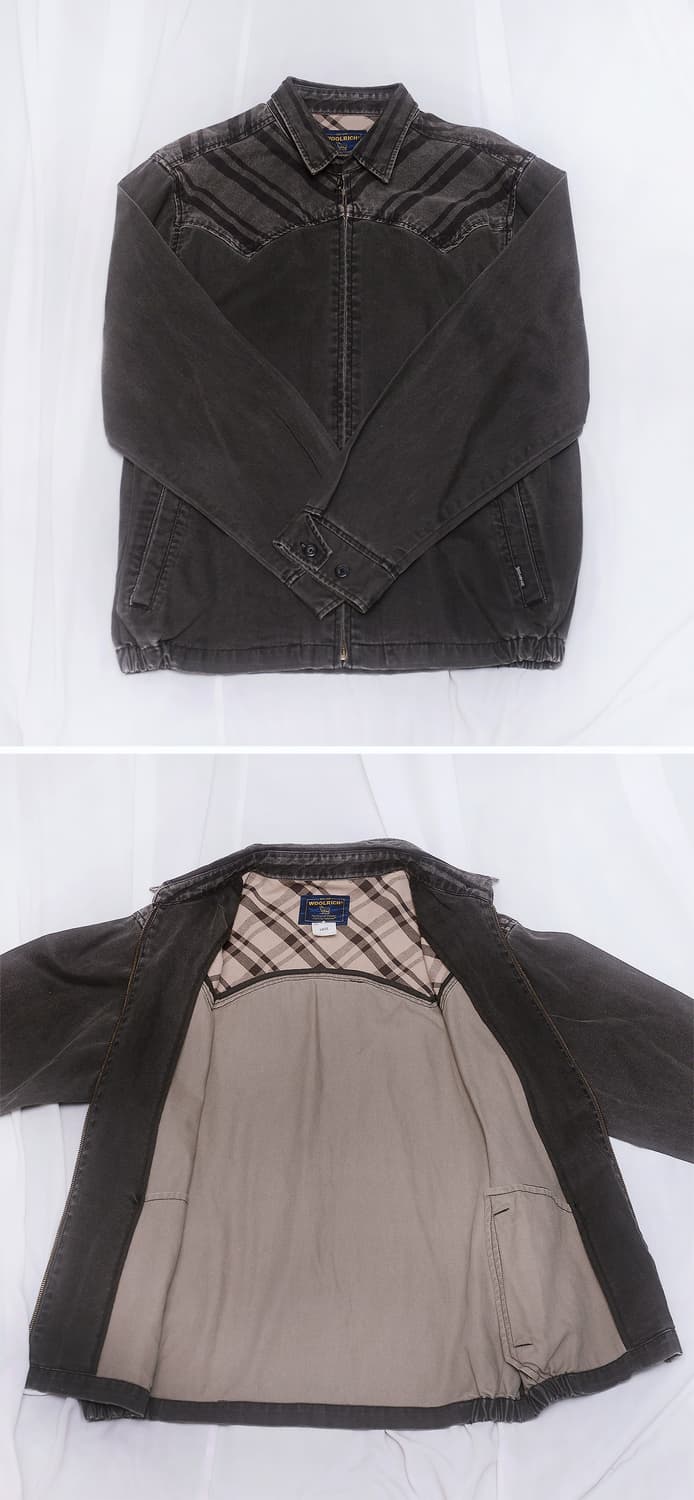 울리치 피그먼트워싱 웨스턴 트윌코튼 워크 자켓 (100-105) 상품이미지3