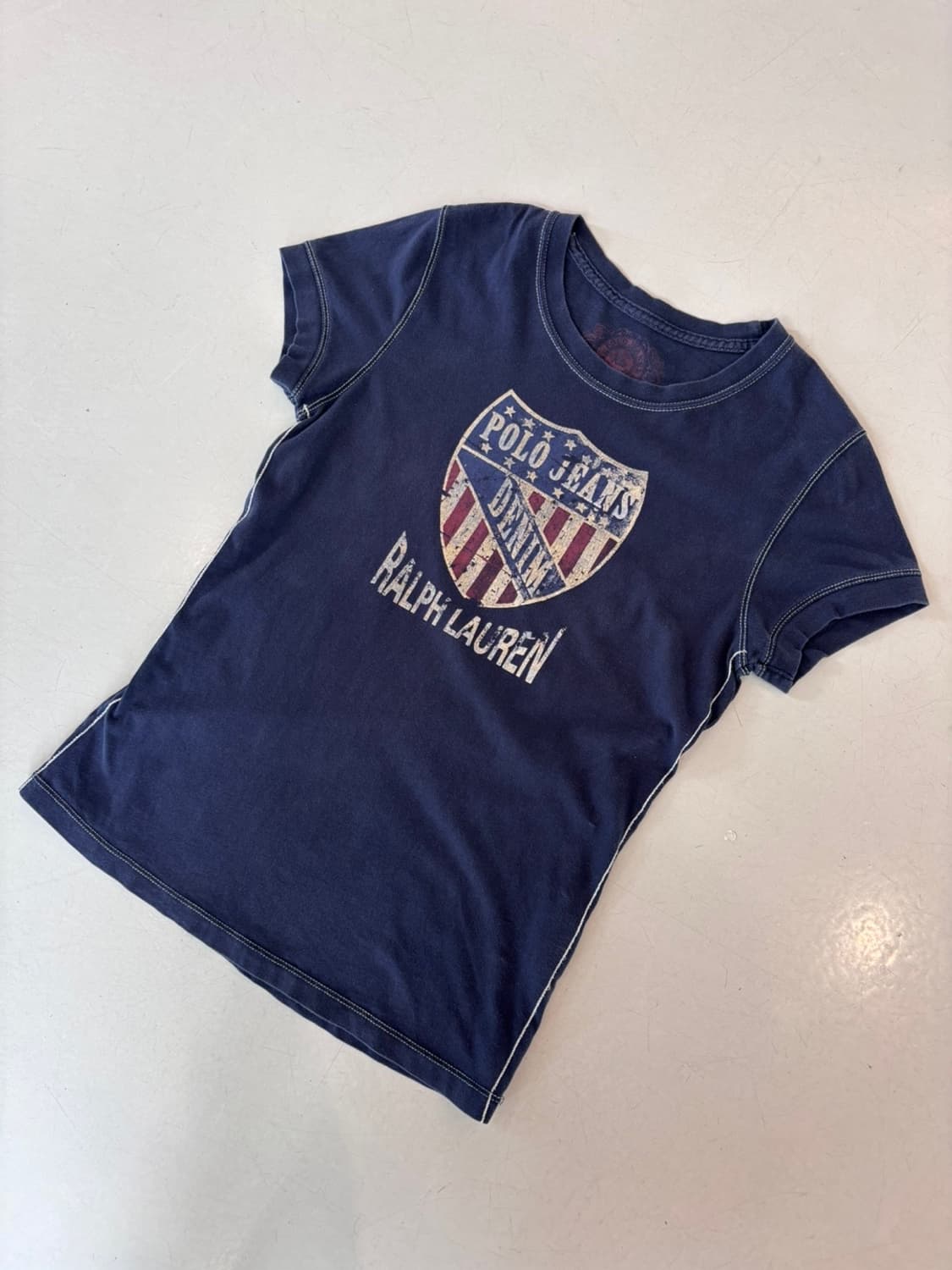 Vintage Polo Ralph Lauren Round T 상품이미지3