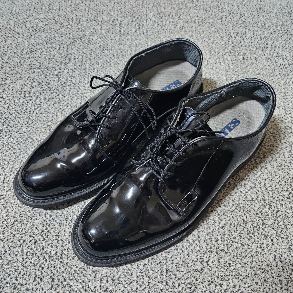 [265/8.5e] 베이츠 Bates 더비 슈즈. 미해군 서비스 슈즈 상품이미지1