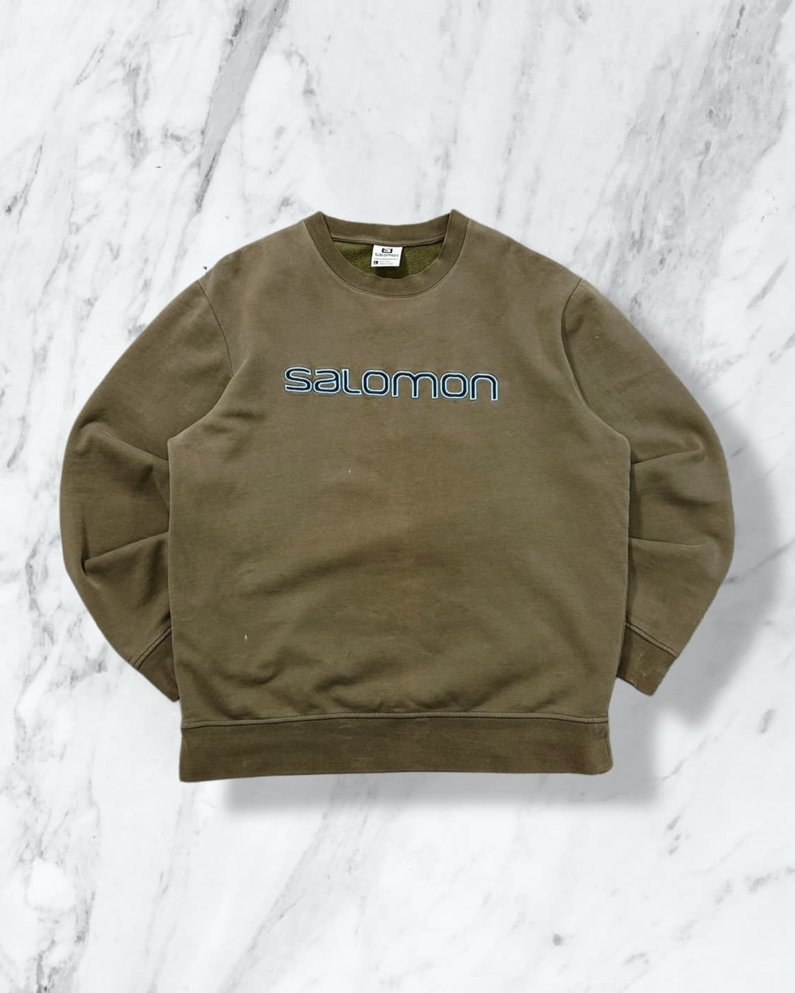 살로몬 브라운 빅로고 맨투맨  상품이미지1