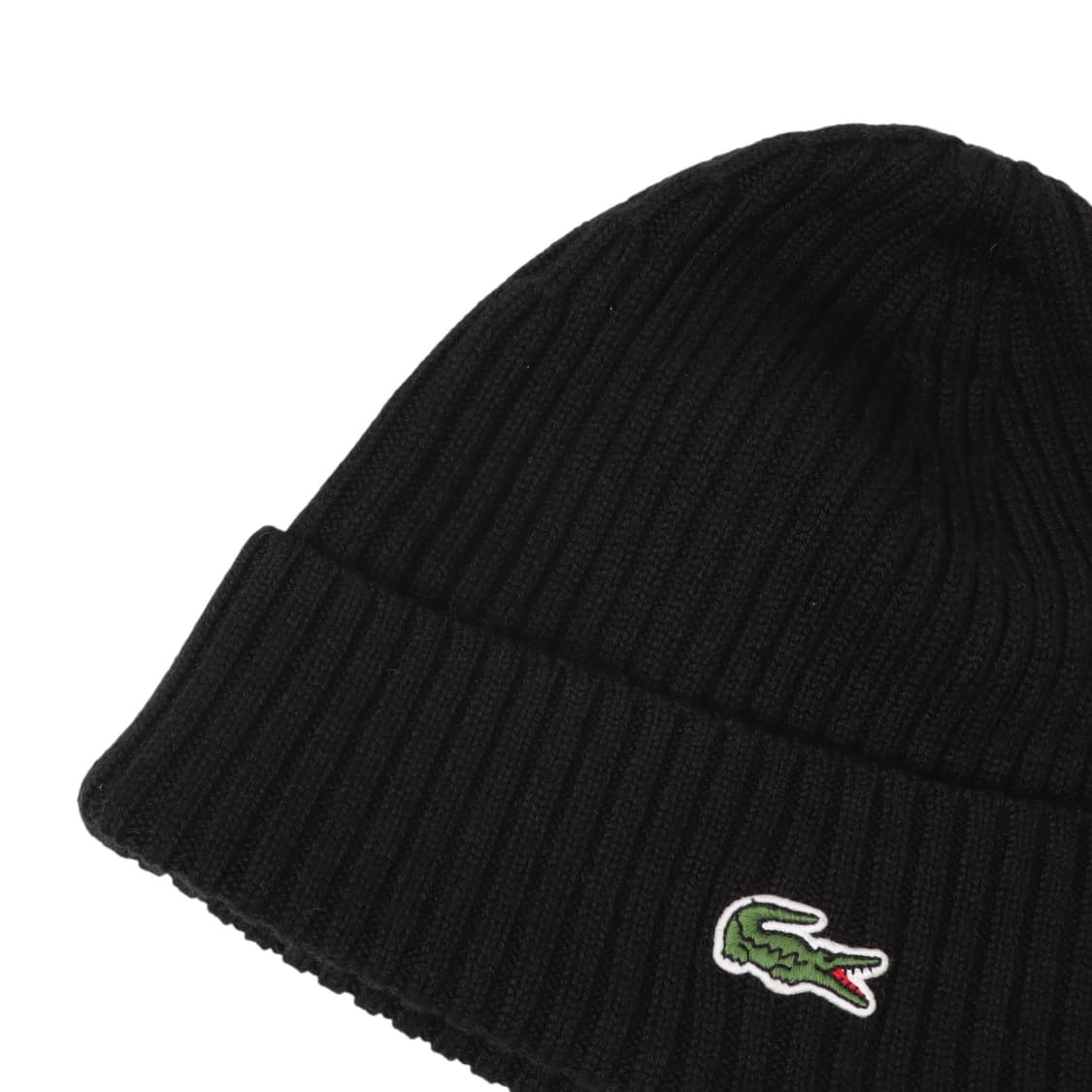 라코스테 블랙 울 케이블 비니 상품이미지2