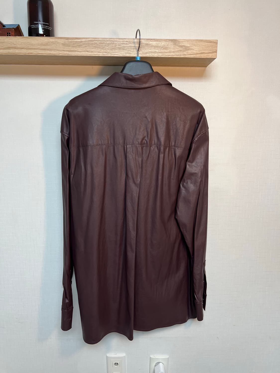 라벨 아카이브 가죽셔츠 상품이미지2