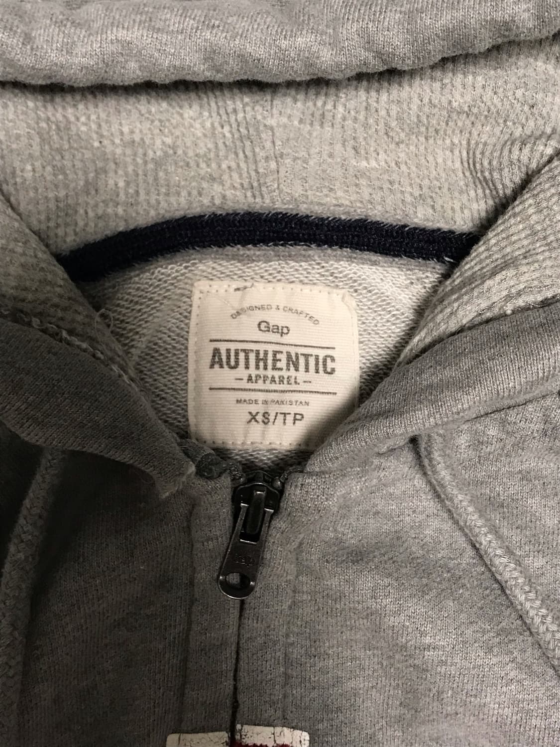 갭 후드집업 그레이 xs 상품이미지2