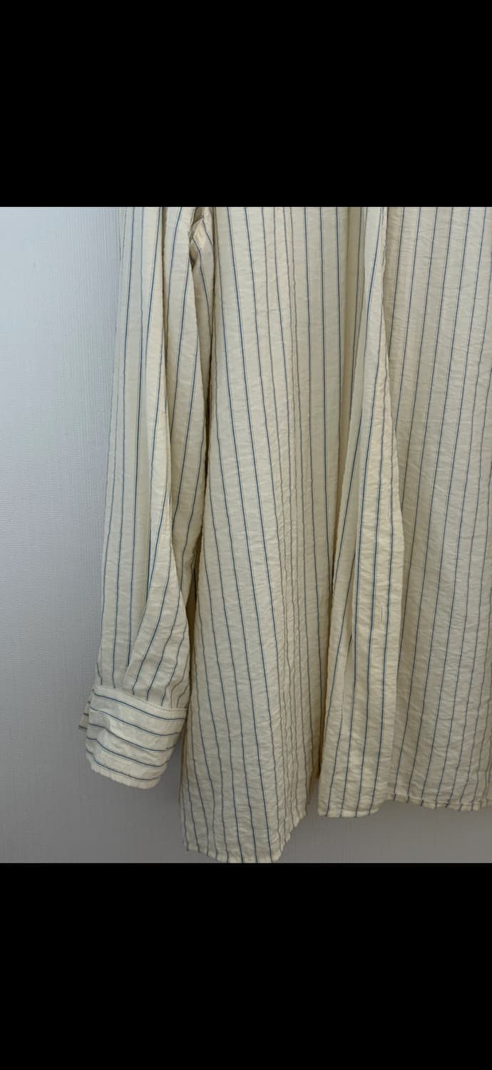 포저 스트라이프 루즈 핏 셔츠 상품이미지5